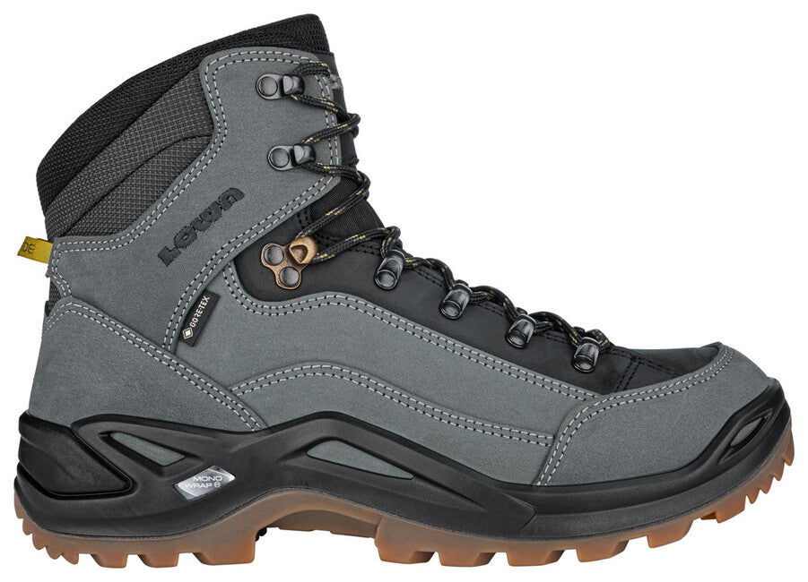 LOWA Renegade GTX Mid muška obuća za trekking, tamnosiva/crna