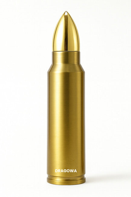 DRAGOWA Tactical Bullet termosica u obliku metka 1000ml, zlatna