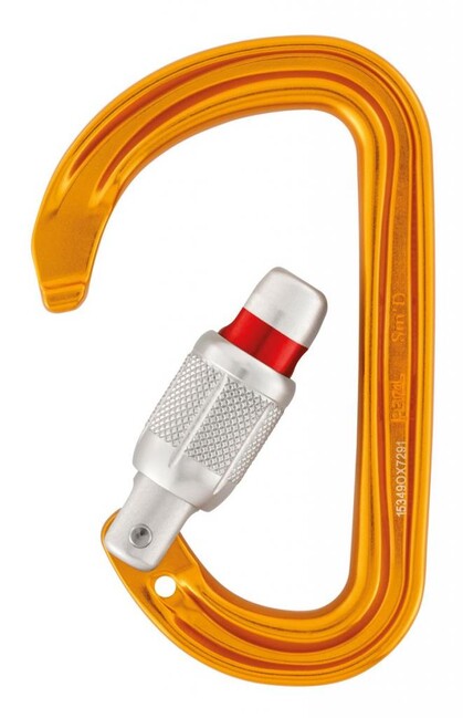 Petzl Sm´D karabiner Screw-Lock s vijčanom zaštitom, srebrn
