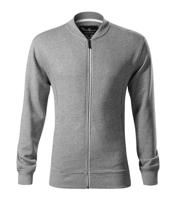 Malfini Bomber pulover 320g/m2, siv