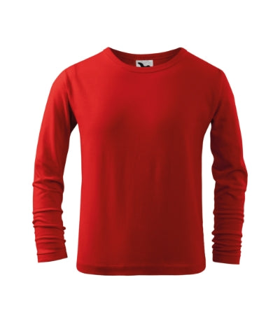 Malfini Fit-T LS dječja majica s dugim rukavom, crvena