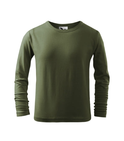 Malfini Fit-T LS dječja majica s dugim rukavom, Khaki