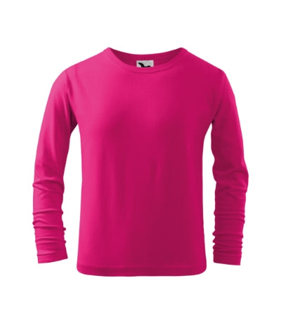 Malfini Fit-T LS dječja majica s dugim rukavom, boje maline