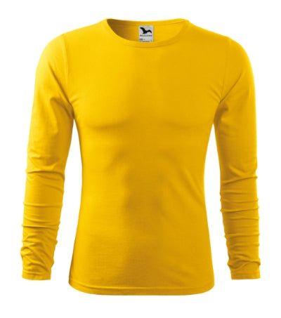 Malfini Fit-T LS muška majica s dugim rukavom, žuta