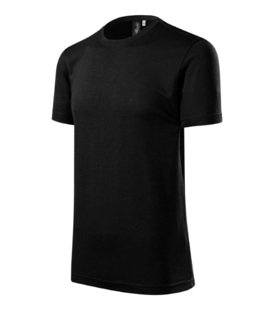 Malfini Rise kratka muška majica Merino, crna
