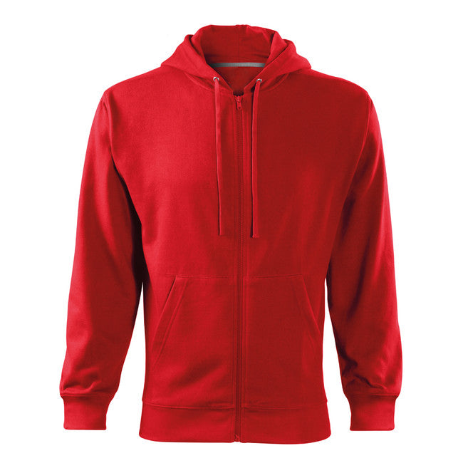 Malfini Trendy Zipper muški pulover 300g/m2, crveni