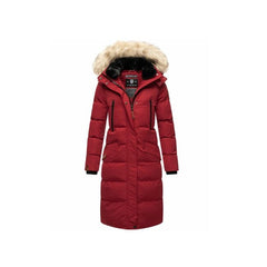 Marikoo Schneesternchen ženska zimska jakna s kapuljačom, Blood red