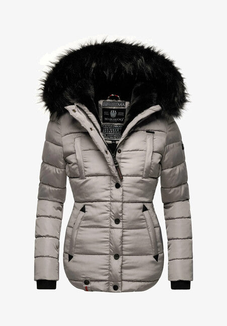 Marikoo LOTUSBLUTE ženska zimska jakna, Zinc grey