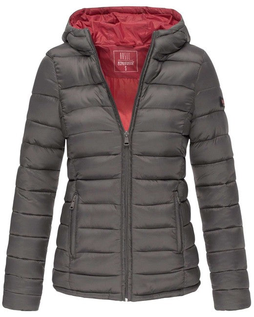 Marikoo Lucy ženska prijelazna jakna s kapuljačom, antracitna