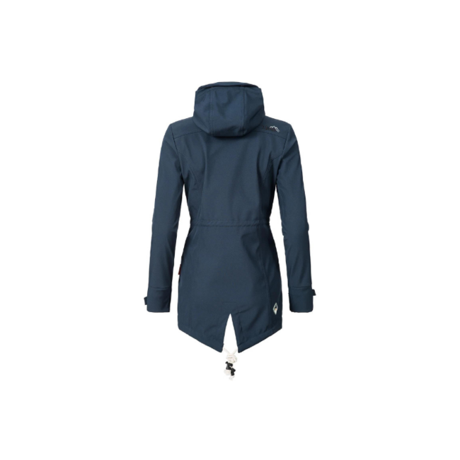 Marikoo ZIMTZICKE ženska softshell jakna zimska s kapuljačom, plava