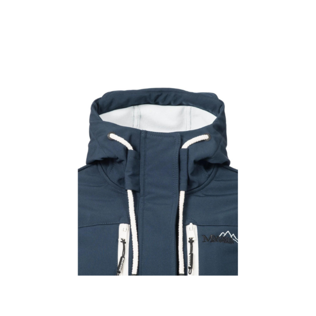 Marikoo ZIMTZICKE ženska softshell jakna zimska s kapuljačom, plava