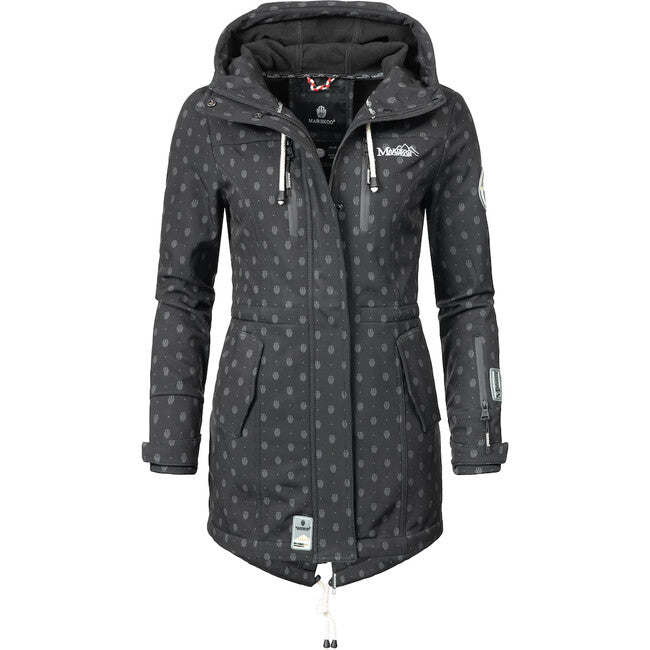 Marikoo ZIMTZICKE P softshell jakna s kapuljačom ženska zimska