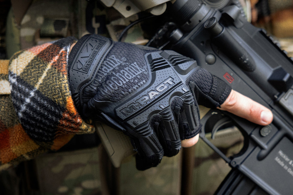 Mechanix M-Pact protuudarne rukavice bez prstiju, crne