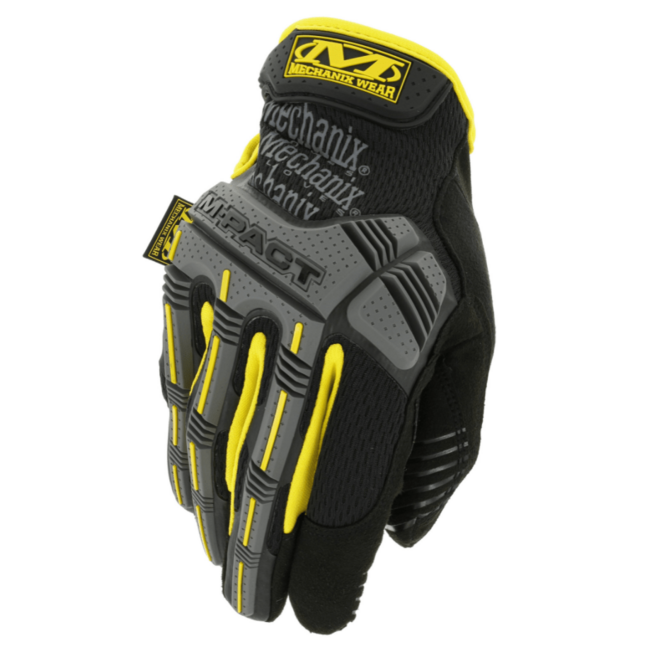 Mechanix M-Pact radne rukavice, crne/žute