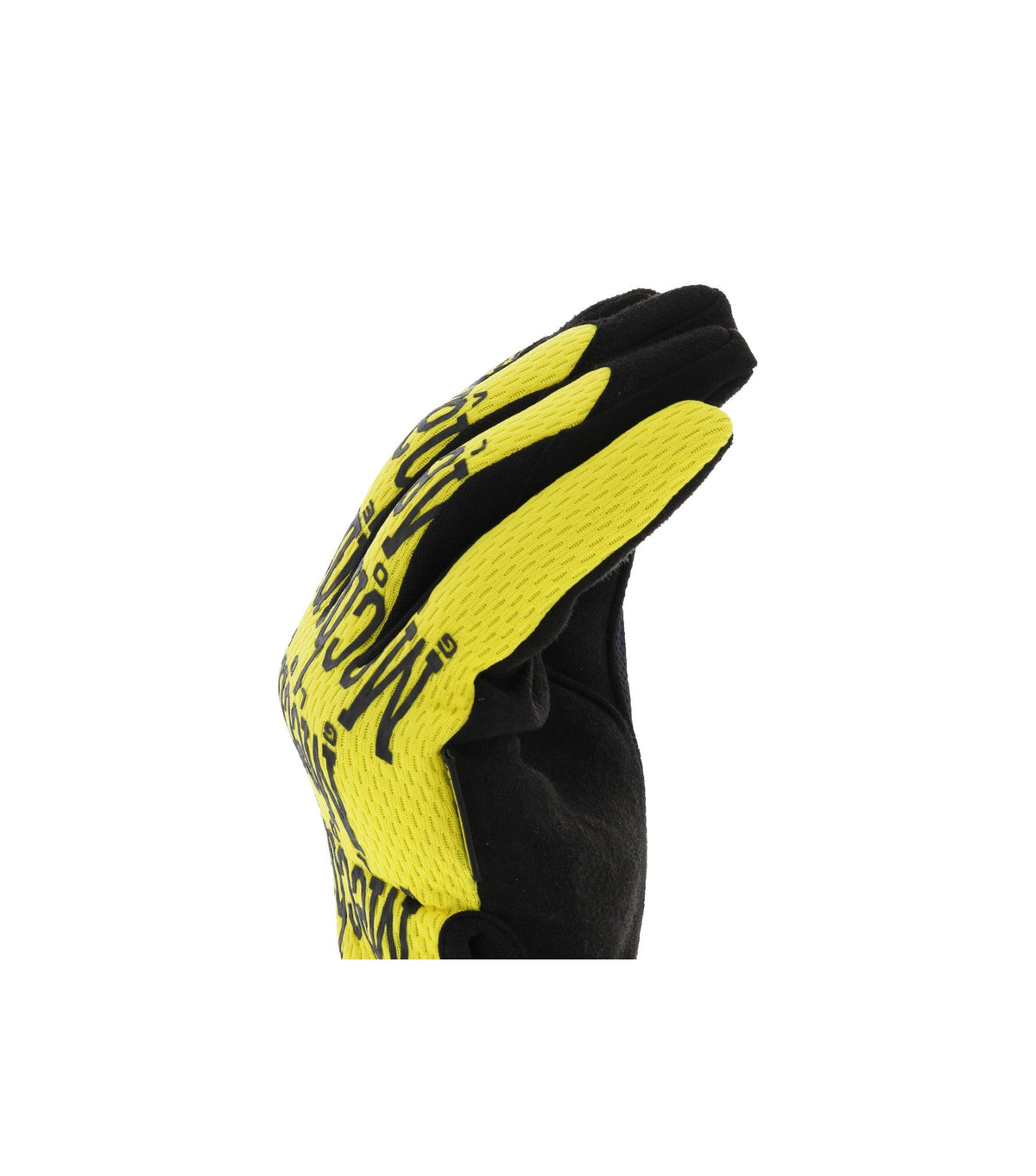Mechanix Original rukavice, žute s crnim natpisom