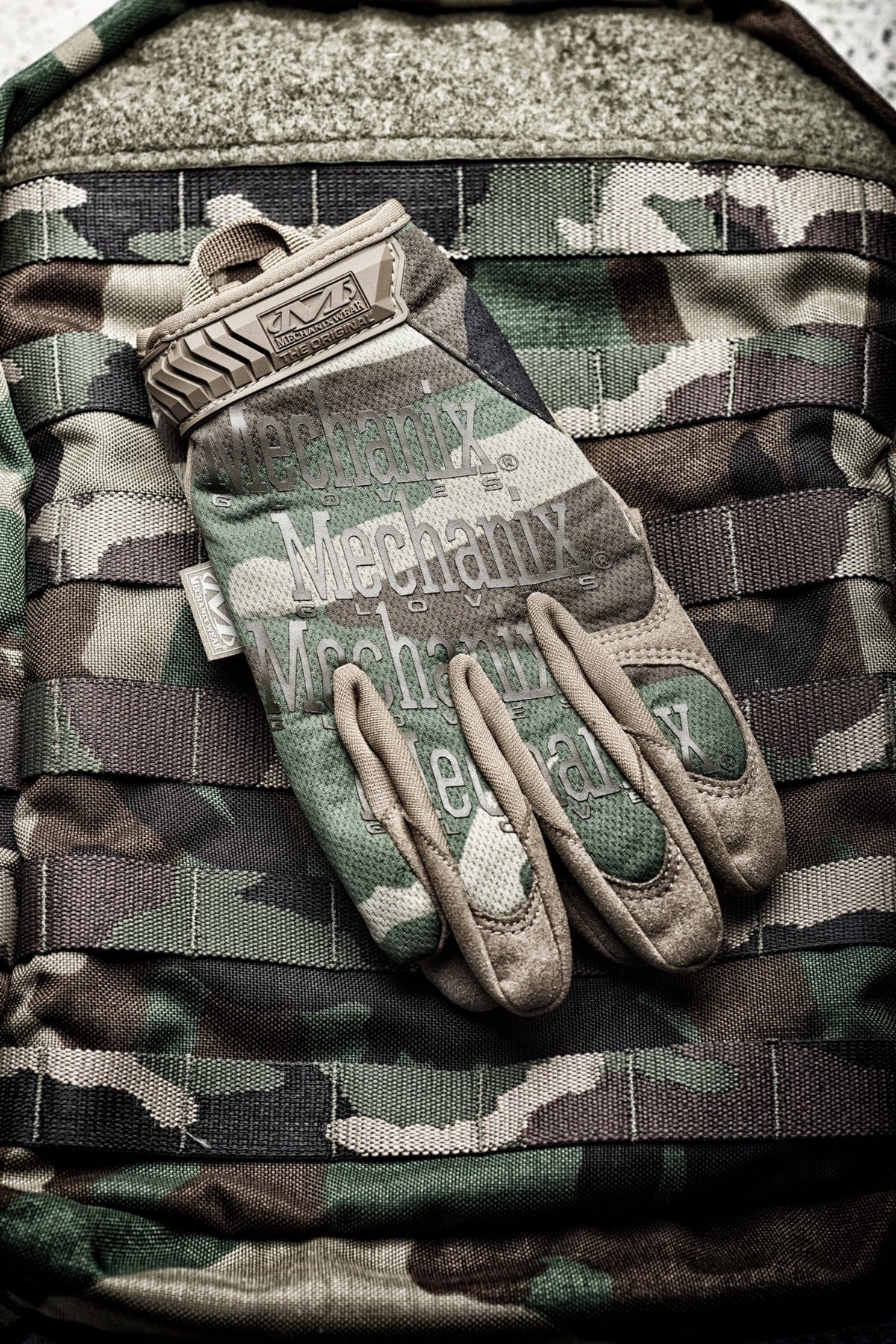 Mechanix Wear Original rukavice woodland camo