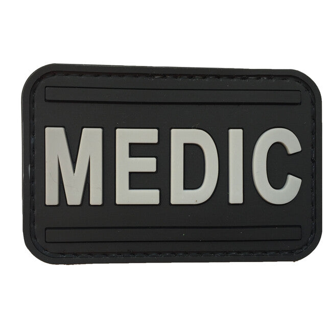WARAGOD Medic PVC našivak Patch Black and Grey