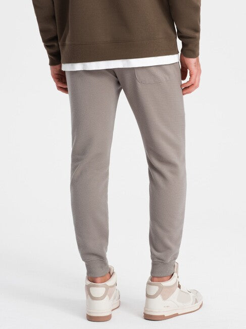 Ombre V4 muške jogger trenirke, sive