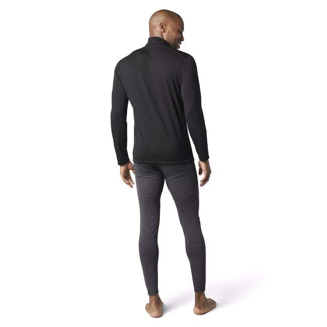 Smartwool CLASSIC THERMAL MERINO donje rublje M 1/4 ZIP B BL, crno