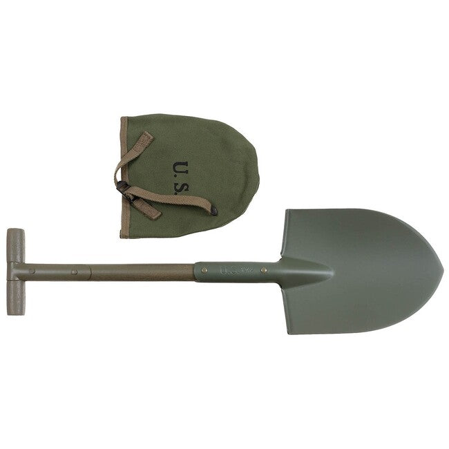 MFH T-Spade američka lopatica M10, OD zelena, s platnenom futrolom