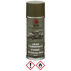 MFH vojni sprej za boju WH KHAKI DRAB mat, 400 ml