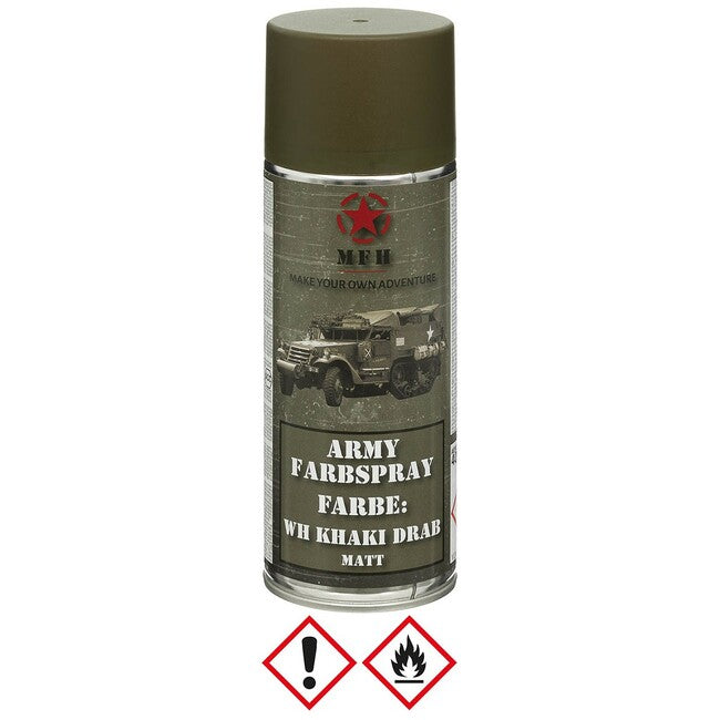 MFH vojni sprej za boju WH KHAKI DRAB mat, 400 ml