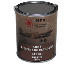 MFH army termosica boja, smeđa mat, 1 litar
