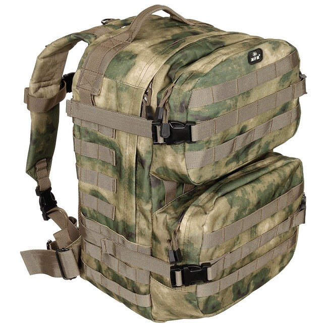 MFH Assault II ruksak, HDT-camo FG