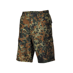 MFH BDU kratke hlače muške, flecktarn