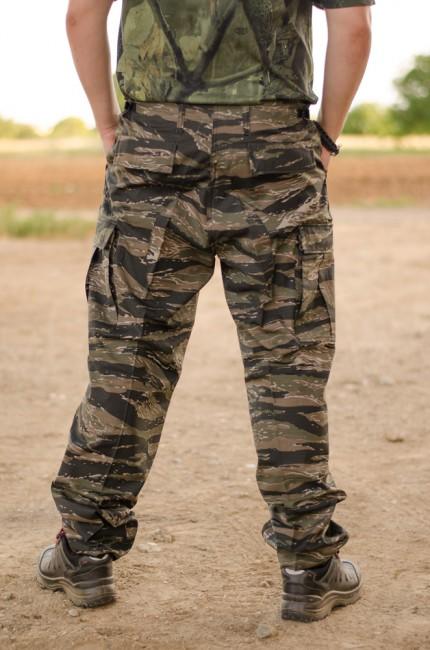 MFH BDU hlače muške Rip-Stop, tiger stripe