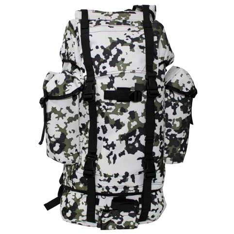 MFH BW ruksak nepromočiv uzorak Snow camo 65L