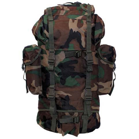 MFH BW ruksak nepromočiv woodland uzorak, 65L