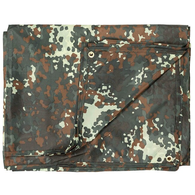 MFH Cerada šator s očicama, flecktarn 3 x 3 m