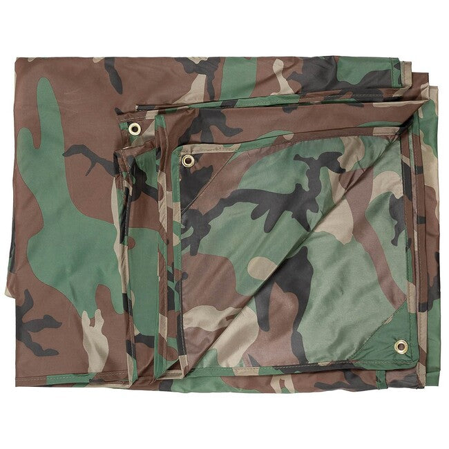 MFH cerada s očicama, woodland, 3 x 5 m