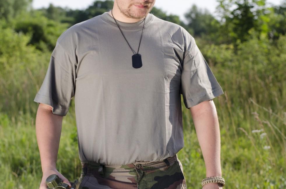 MFH Dog-Tags ID pločice s lančićem, crne