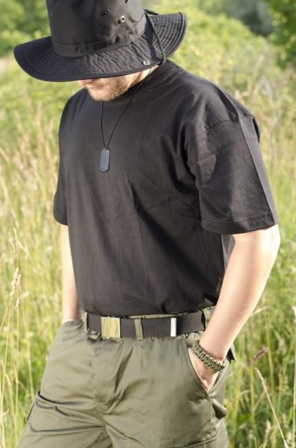 MFH Dog-Tags ID pločice s lančićem, crne