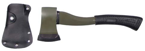MFH Deluxe sjekira s futrolom 36cm, zelena