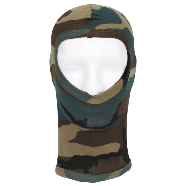 MFH Dunn balaklava 1 otvor, woodland