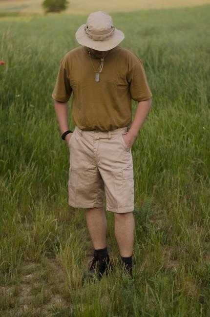MFH BDU kratke hlače muške, khaki