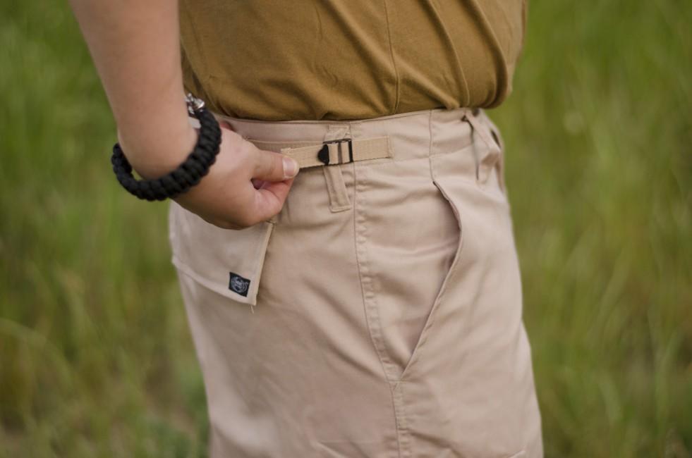 MFH BDU kratke hlače muške, khaki