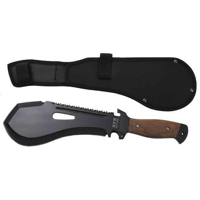 MFH Extreme mačeta s futrolom i pilom crna, 39cm