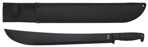 MFH Kongo mačeta s futrolom, crna, 57cm