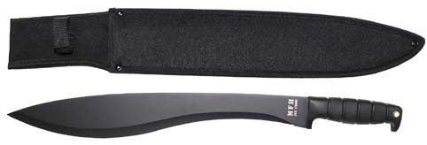 MFH Taifun mačeta s futrolom, crna, 54 cm