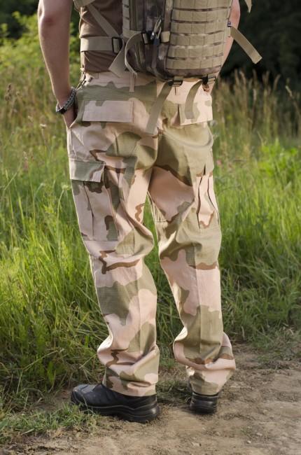 MFH BDU hlače muške Rip-Stop, 3col desert