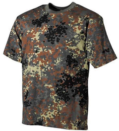 MFH kamuflažna majica uzorak, German flecktarn, 160g/m2