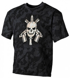 MFH Guns kamuflažna majica uzorak night camo