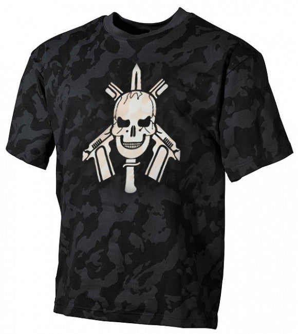MFH Guns kamuflažna majica uzorak night camo