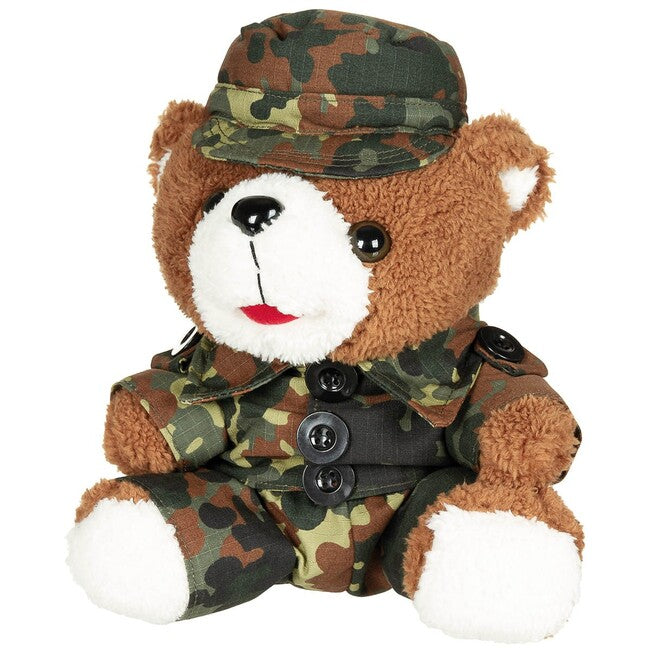 MFH Medvjedić u uniformi, BW camo, cca 28 cm