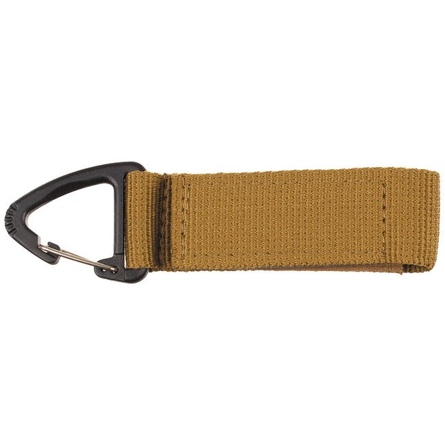 MFH MOLLE karabiner s osiguračem, coyote