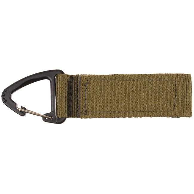 MFH MOLLE karabiner s osiguračem, maslinasto zelen